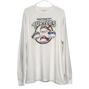 NWOT Officially Licensed TMNT Mens Logo Long Sleeve Shirt